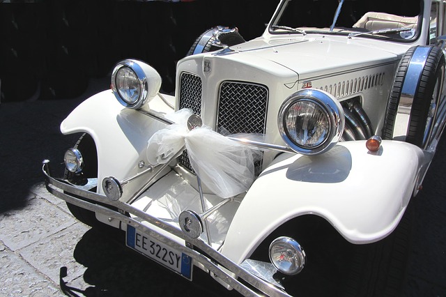 wedding limo decoration